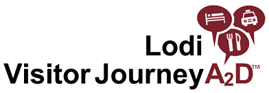 Lodi Visitor Journey A2D Champion logo
